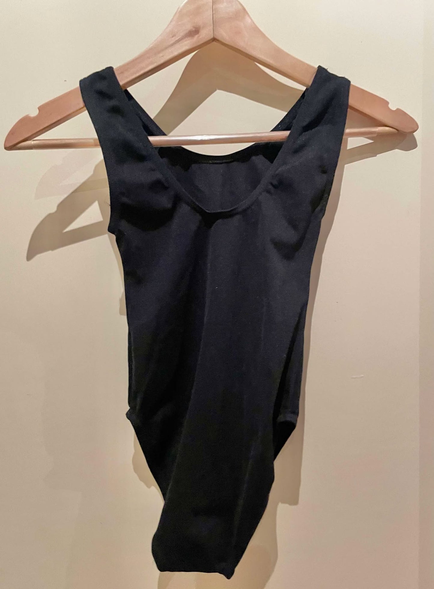 Ellen Margaret Boutique Black Sleeveless Leotard