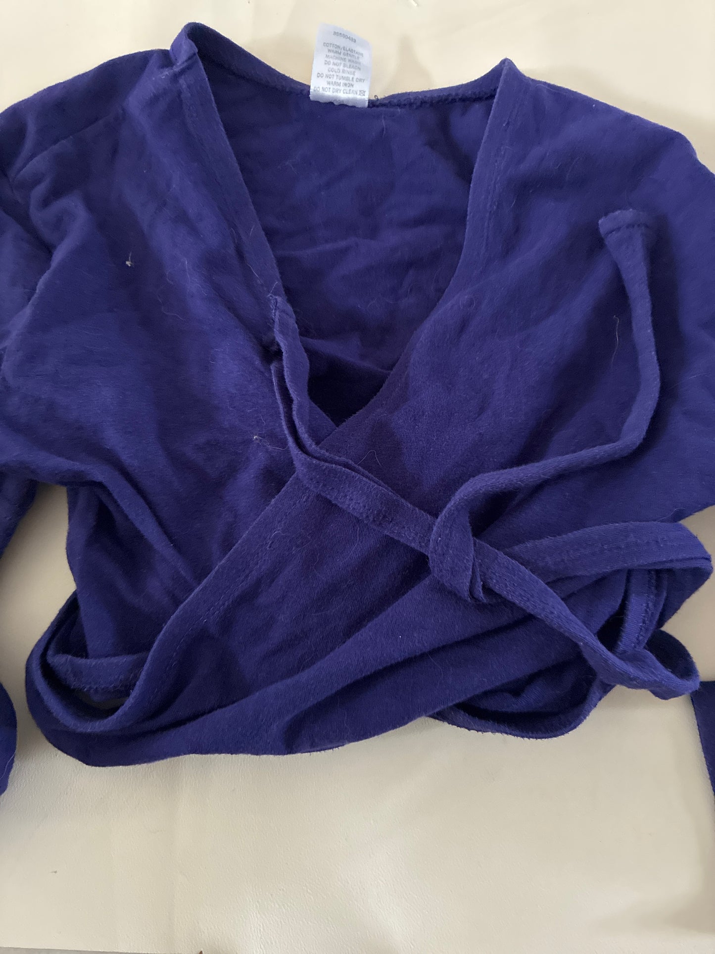 Target Wrap Top Purple - Size Child 16