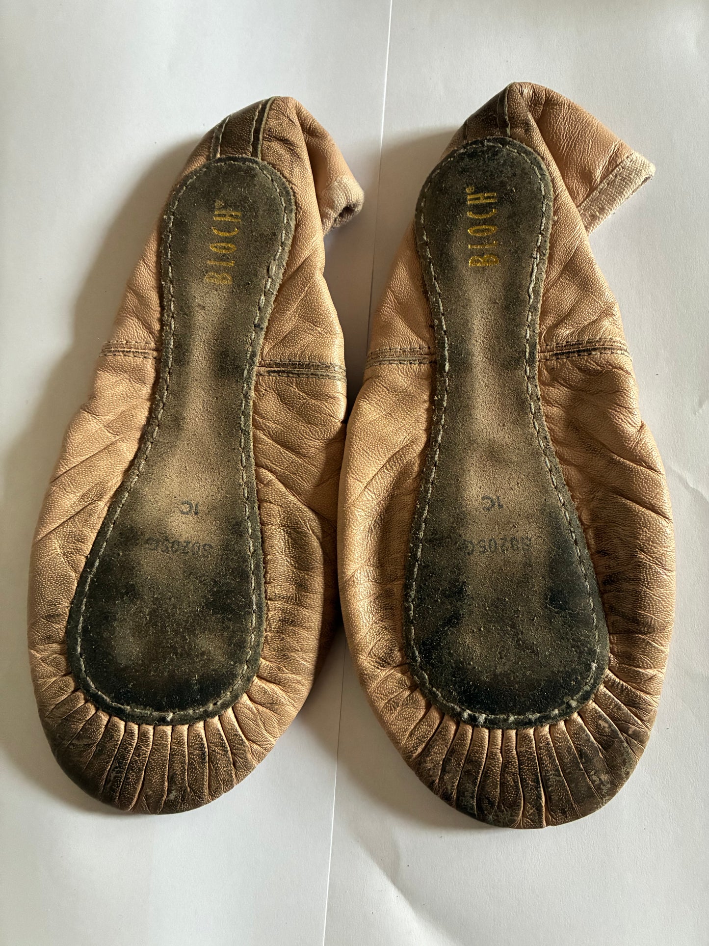 Bloch Dansoft Leather Girls Ballet Full Sole - Size Child 1C