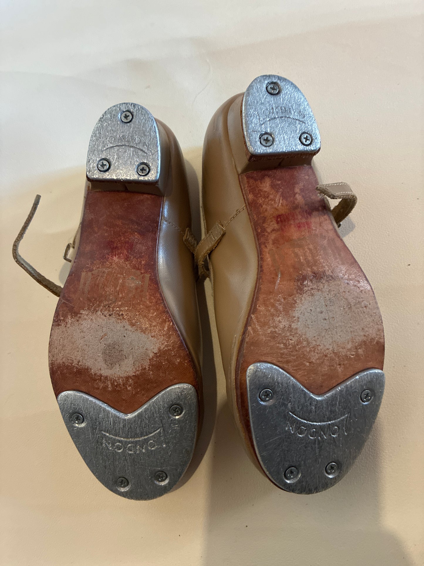 Unknown brand Tan Tap shoes - child size 12