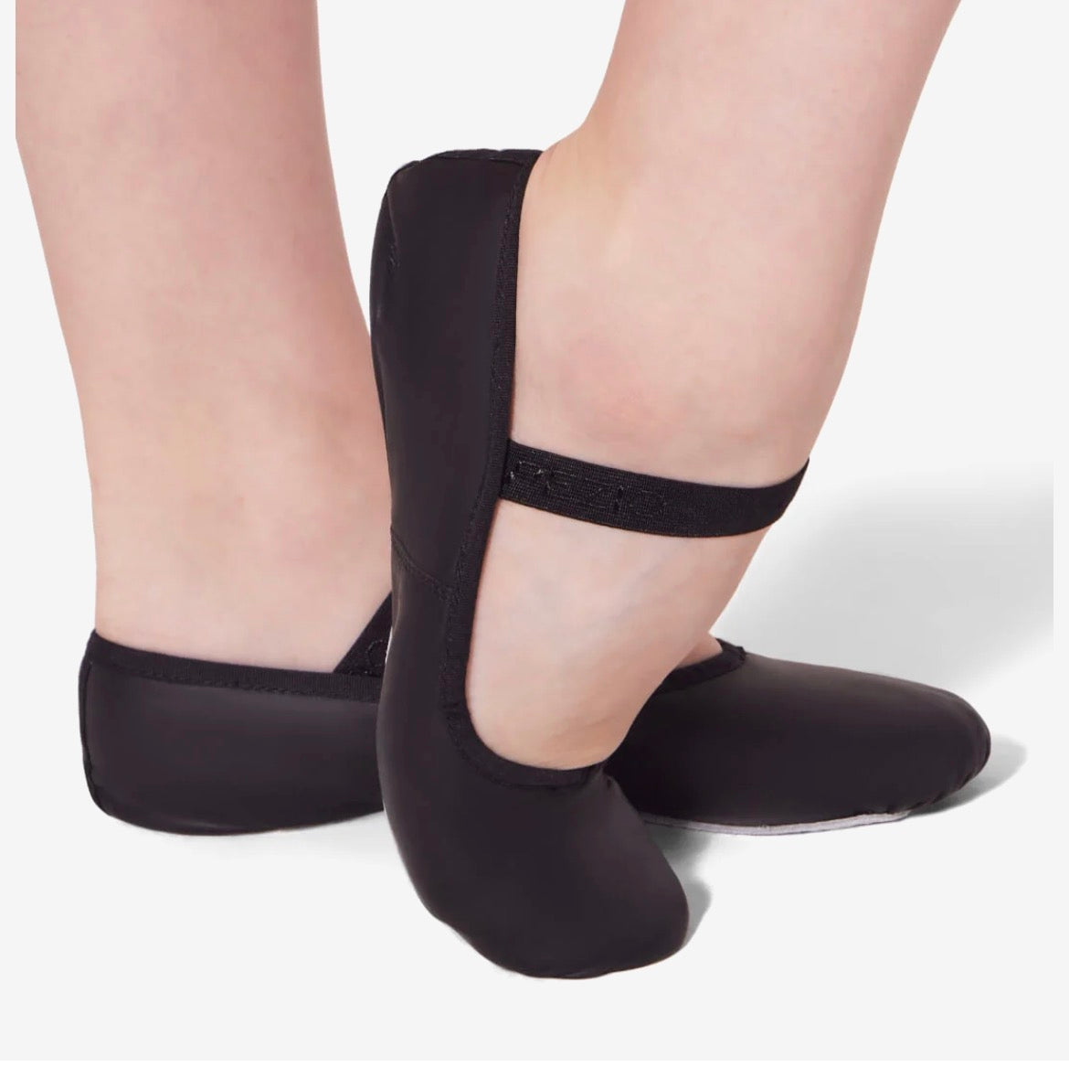 Capezio Daisy Full Sole Ballet Shoe Black - Child Size 8M