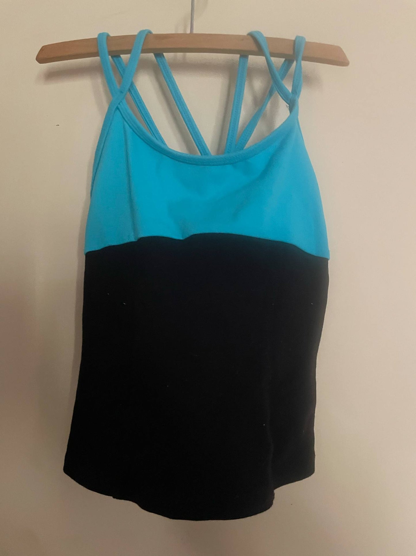 Bloch Double Cross Girls Cami & V Front ¾ Girls Tight Children's size P (4-5) Set