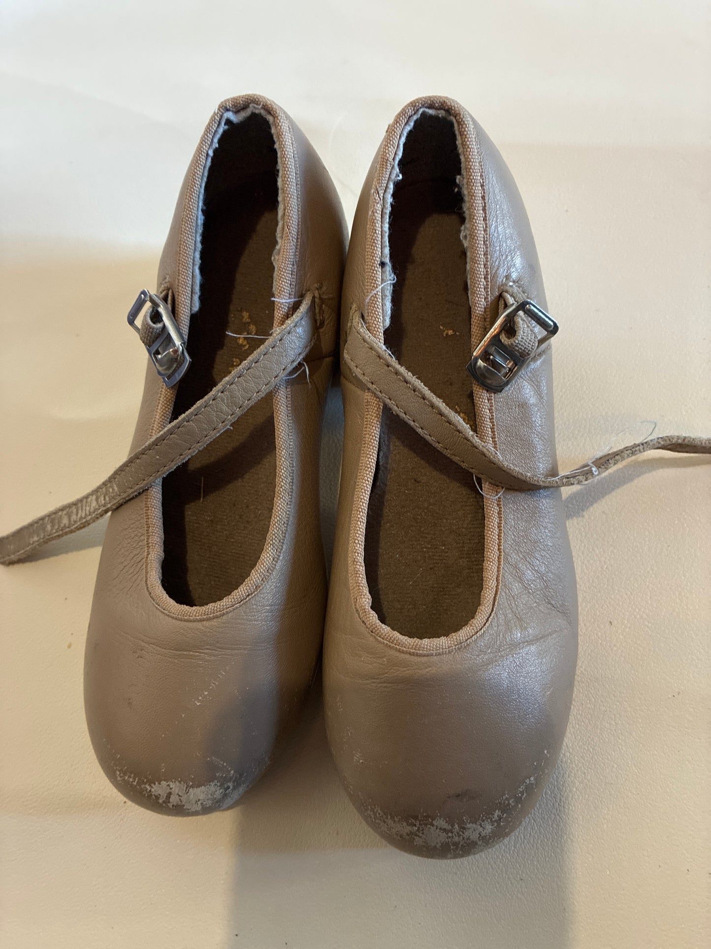 Capezio Tan buckle tap shoes - Child size 9.5