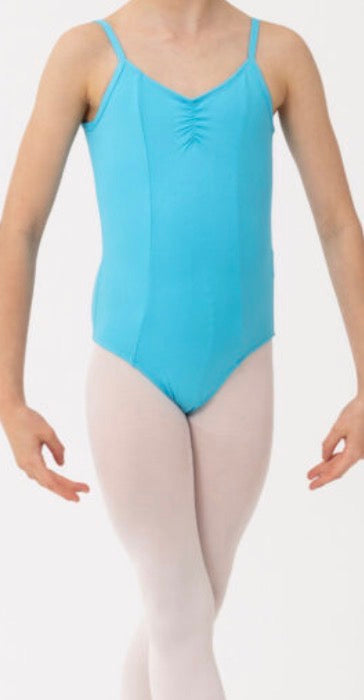 Studio 7 Camisole Strap Leotard Turquoise Child Sizes