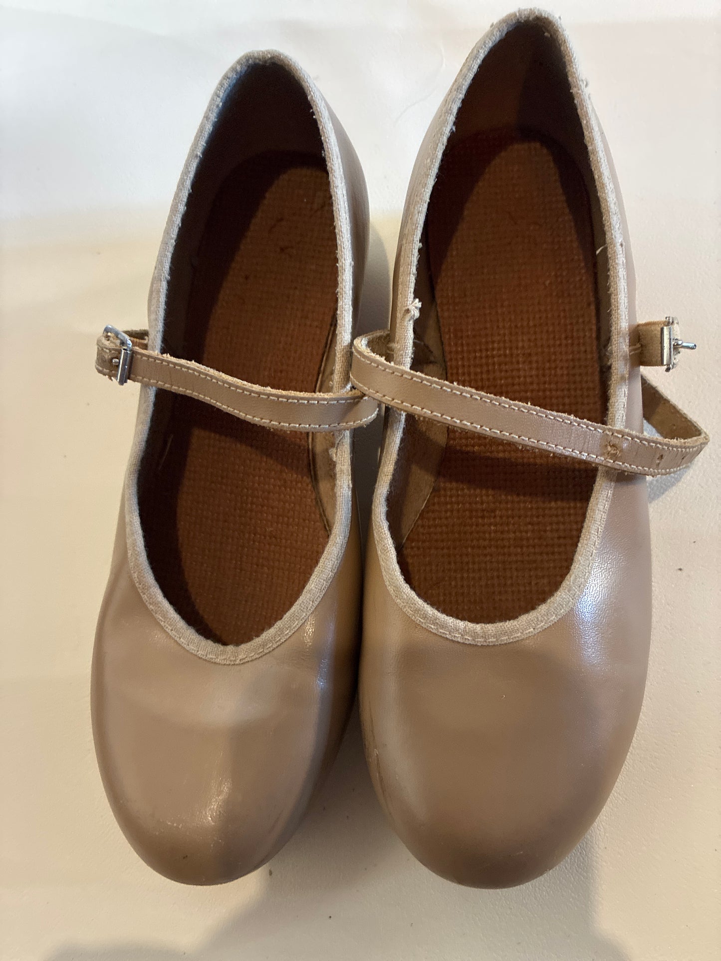 Unknown brand Tan Tap shoes - child size 12