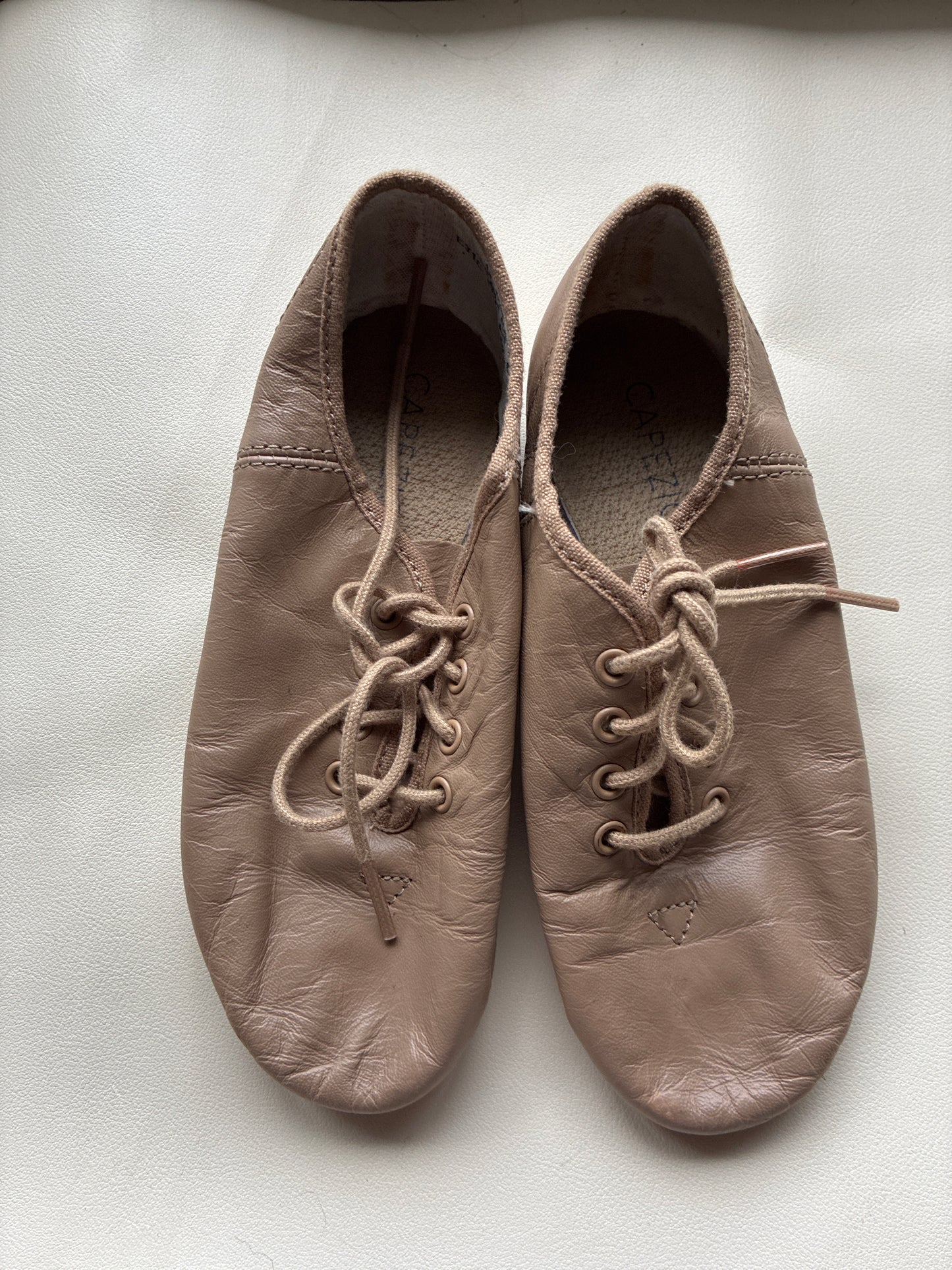 Capezio Lace UP Jazz Shoes - Child Size 1 M