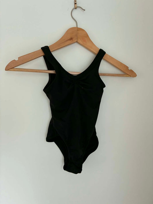 Anko Dance Sleeveless Leotard Black Child Size 4