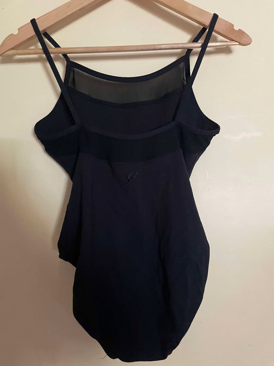 Energetiks Camisole Black Leotard with Mesh details Adult Medium