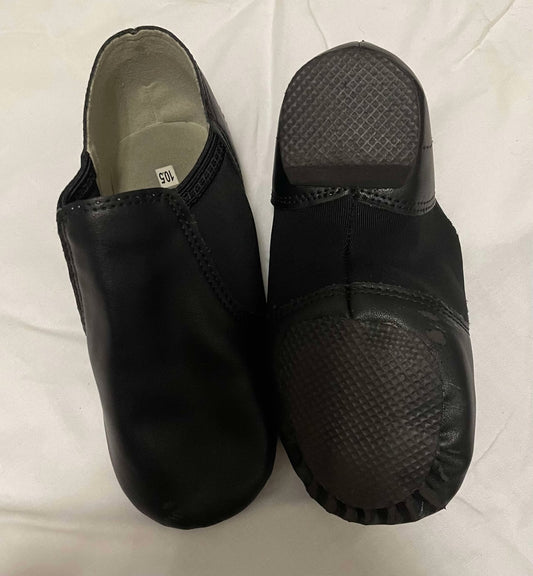 Black Split Sole Jazz Shoes