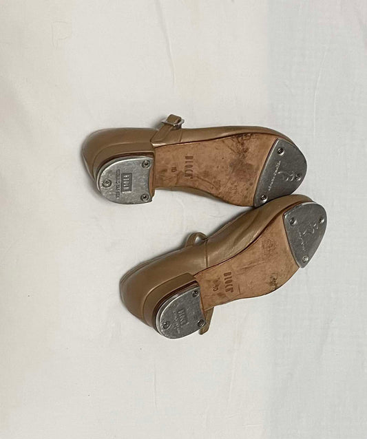 Bloch Tap On Girls Tap Shoe Tan child size 10