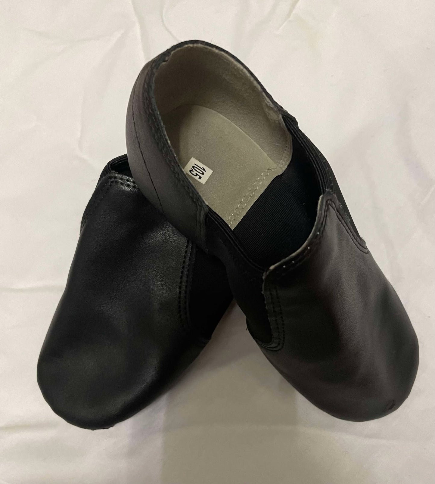 Black Split Sole Jazz Shoes
