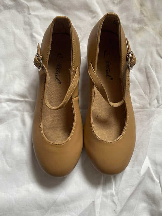 Dttiol Tap shoes with slide through buckle child size 1