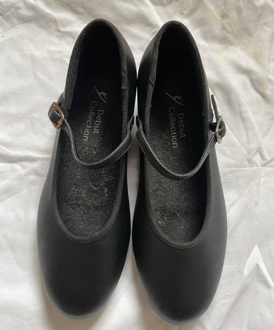 Energetiks Black Debut Tap Shoe - Low Heel