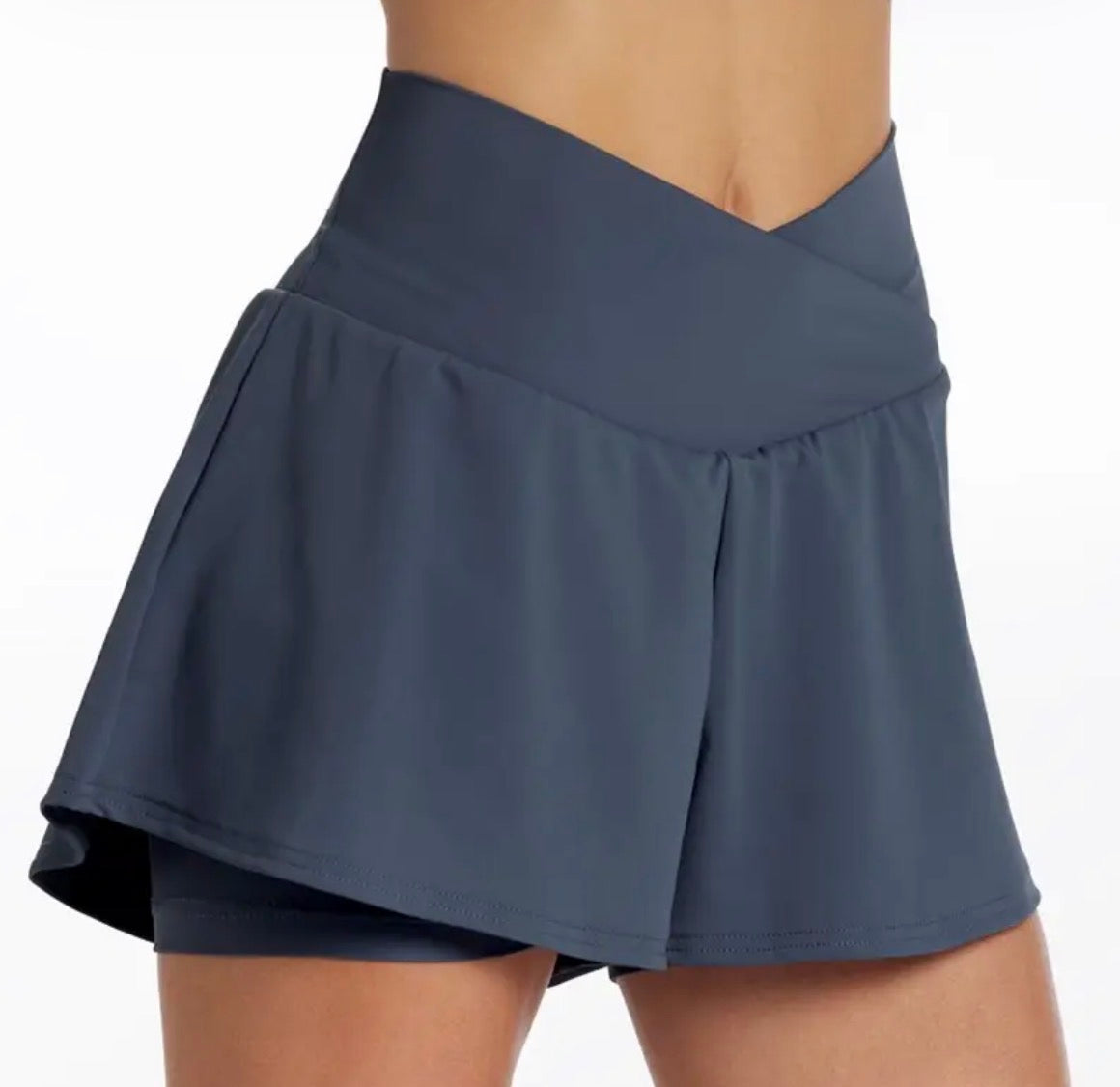 Balera V Waist 2 in 1 Shorts Indigo