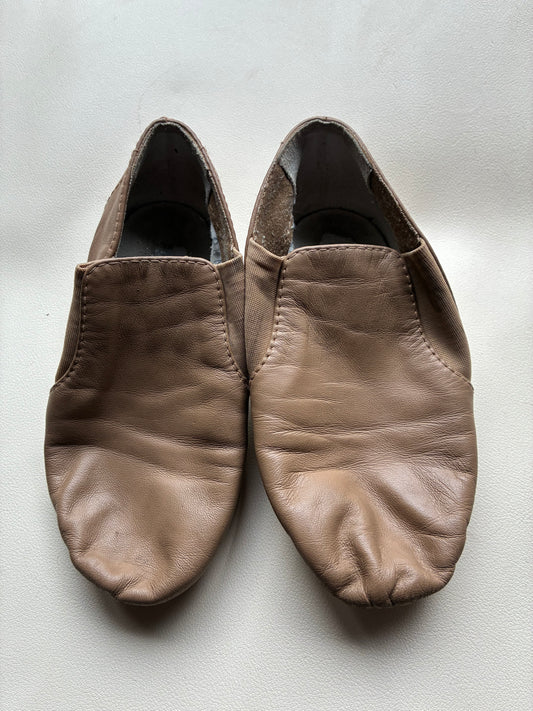 Jazz Split Sole Tan Shoe - Child Size 9 N