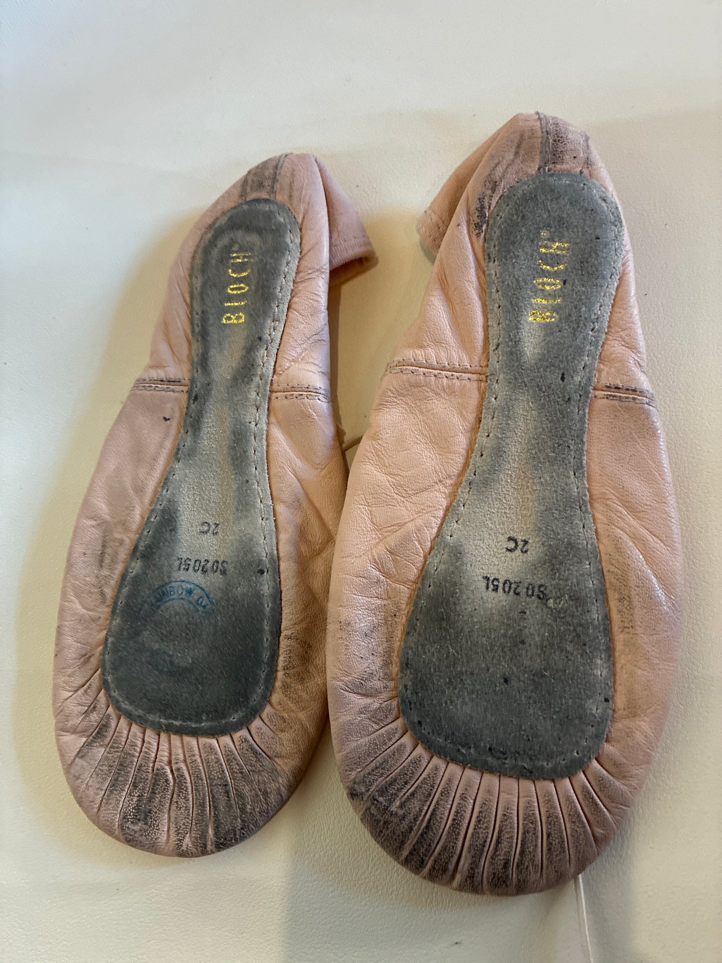 Bloch Dancesoft Full Sole Leather ballet shoe - Size Child 2C