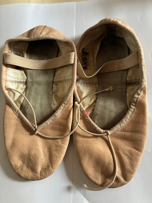 Bloch Dansoft Leather Girls Ballet Full Sole - Size Child 1C