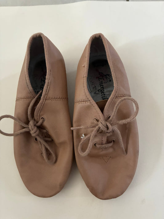 Energetiks Full Sole Lace Up Tan Jazz Shoes - Size 11.5