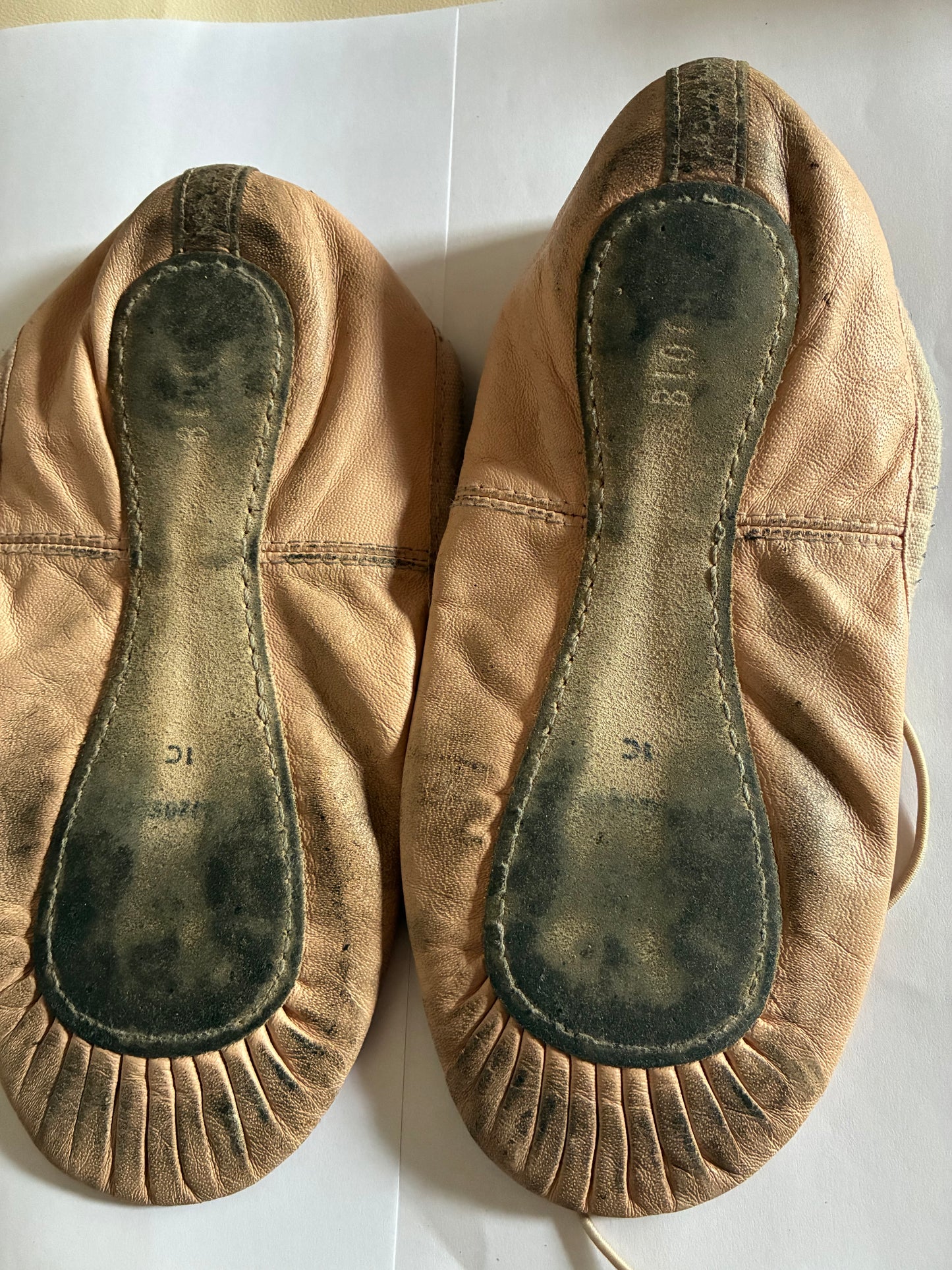 Bloch Dansoft Leather Girls Ballet Full Sole - Size Child 1C