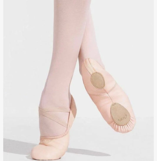 Capezio Cobra Split sole canvas ballet shoes - Child Size 4.5 W