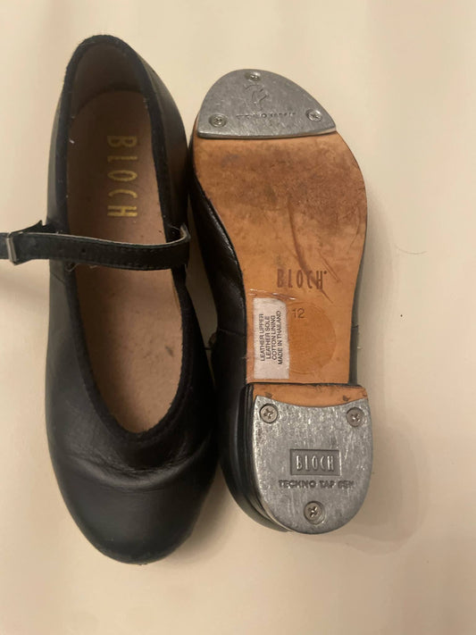 Bloch Tap On Girls Tap Shoe Black Child Size 12