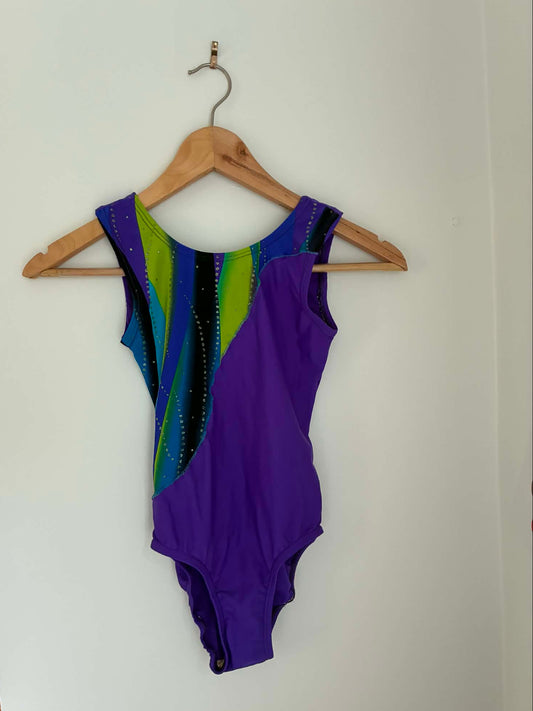 Purple Gymnastic Leotard - Size Child 12