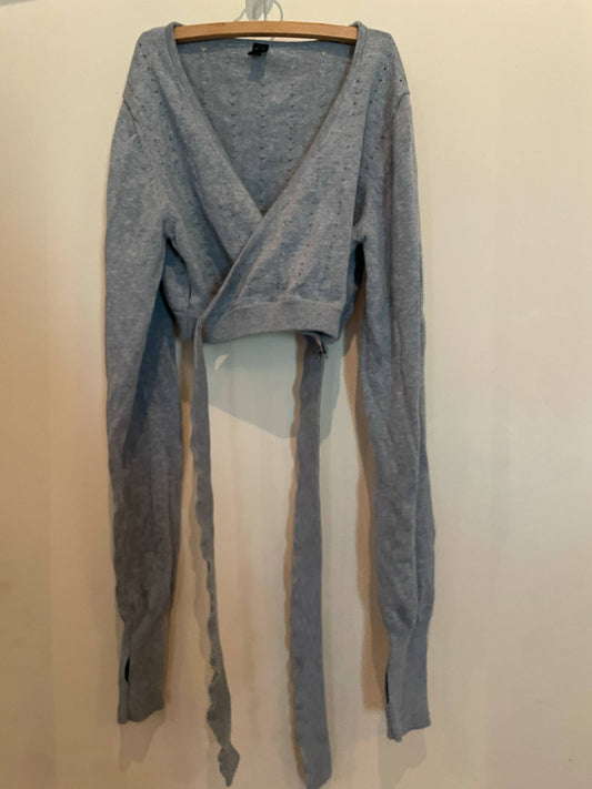 Bloch Knit Womens Wrap Top Size P